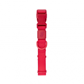 Регулируем нашийник за куче Ferribiella Suprema Red от полиестер в червен цвят